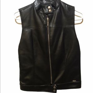 Guess leather vest